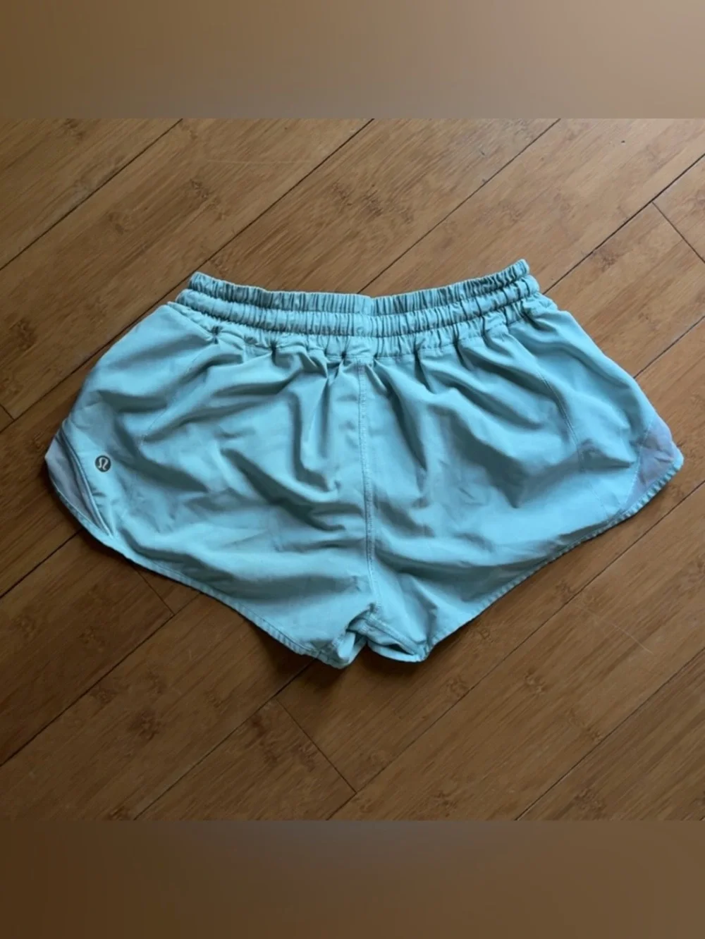 lululemon athletica Light Blue Women's Athletic Shorts - Picture 2 of 3